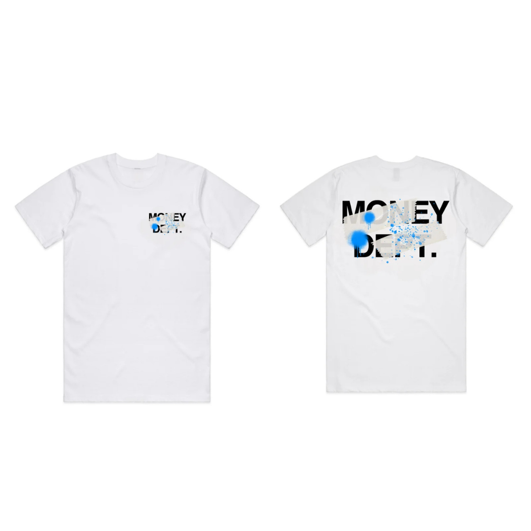 Money Dept Tape Tee (White)