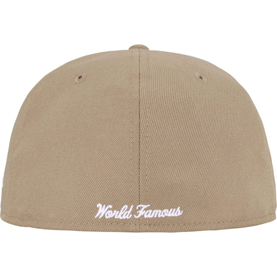 Supreme New Era Grinch Box Logo Fitted Hat (Tan)