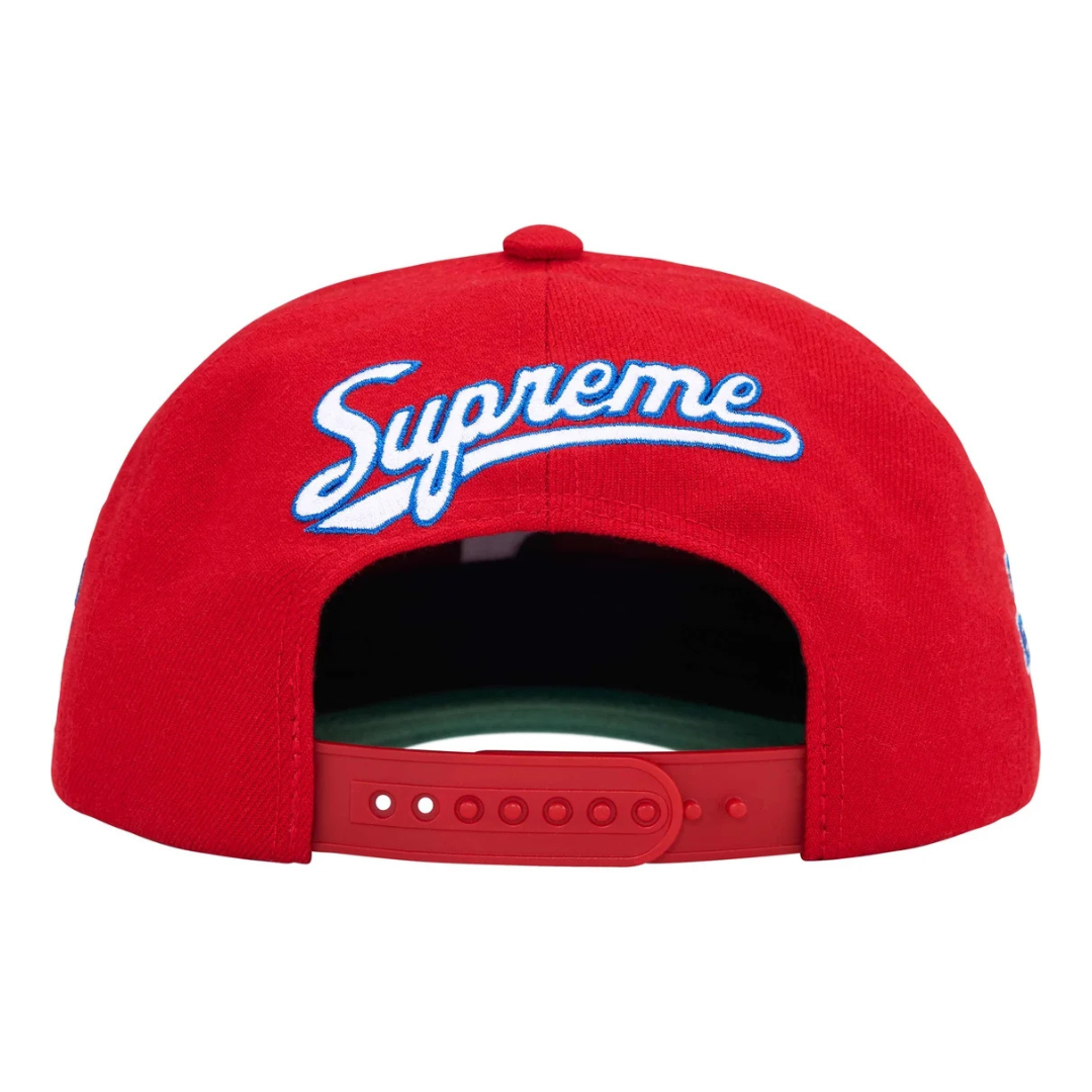 Supreme World Famous S Logo 6-Panel (Red)