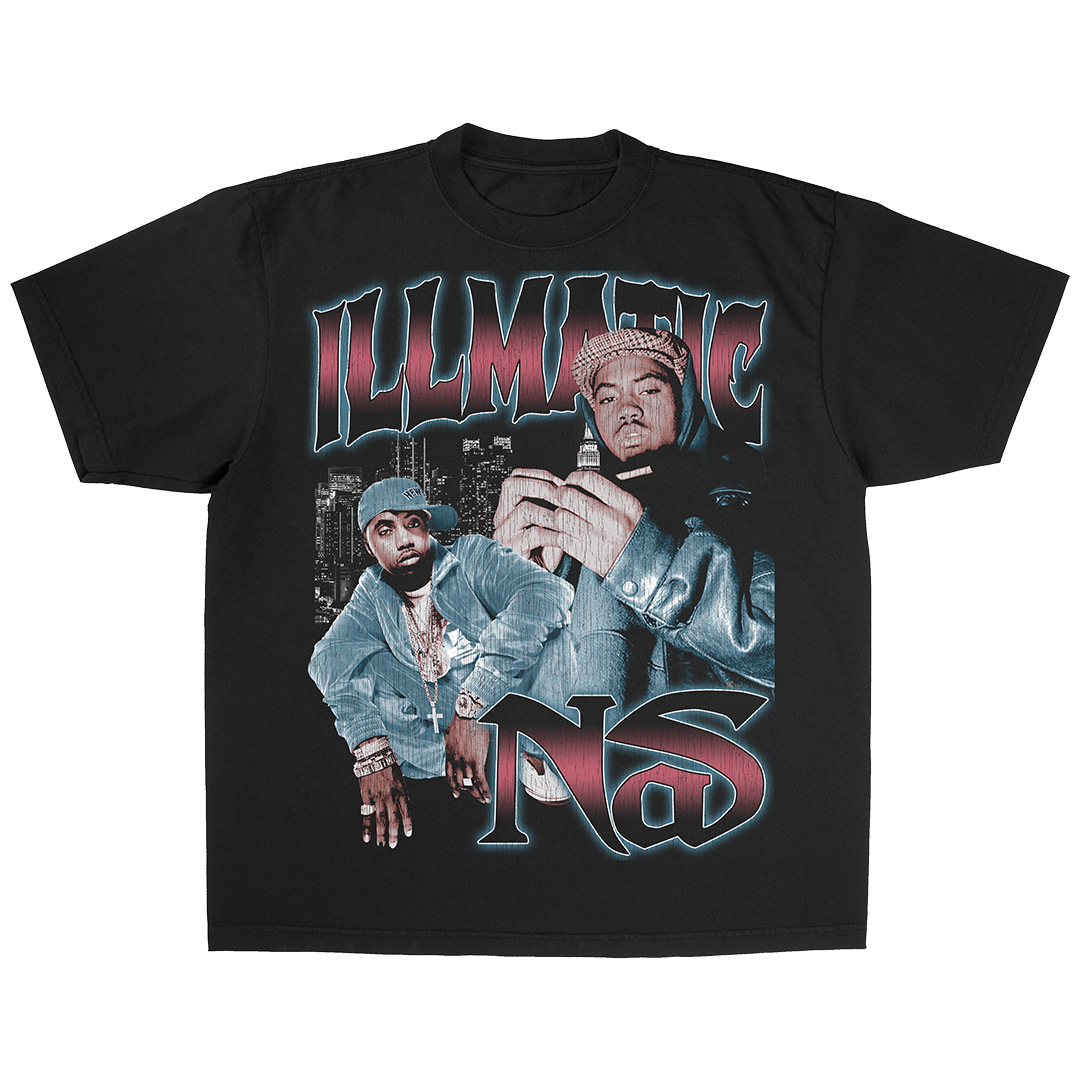 Nas Illmatic Tee (Pigment Dyed Black)