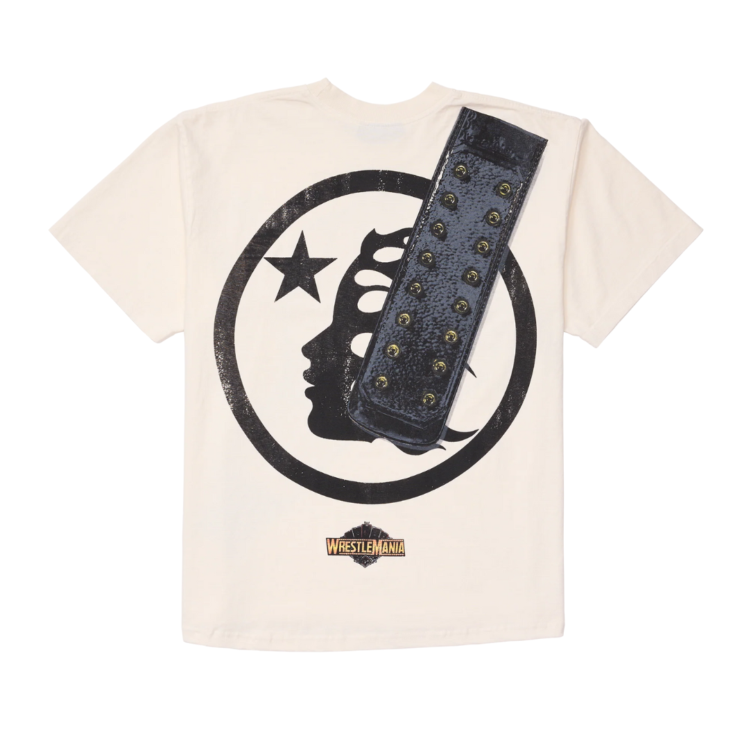 Hellstar Wrestlemania P2P Heavyweight Championship Tee (Cream White)