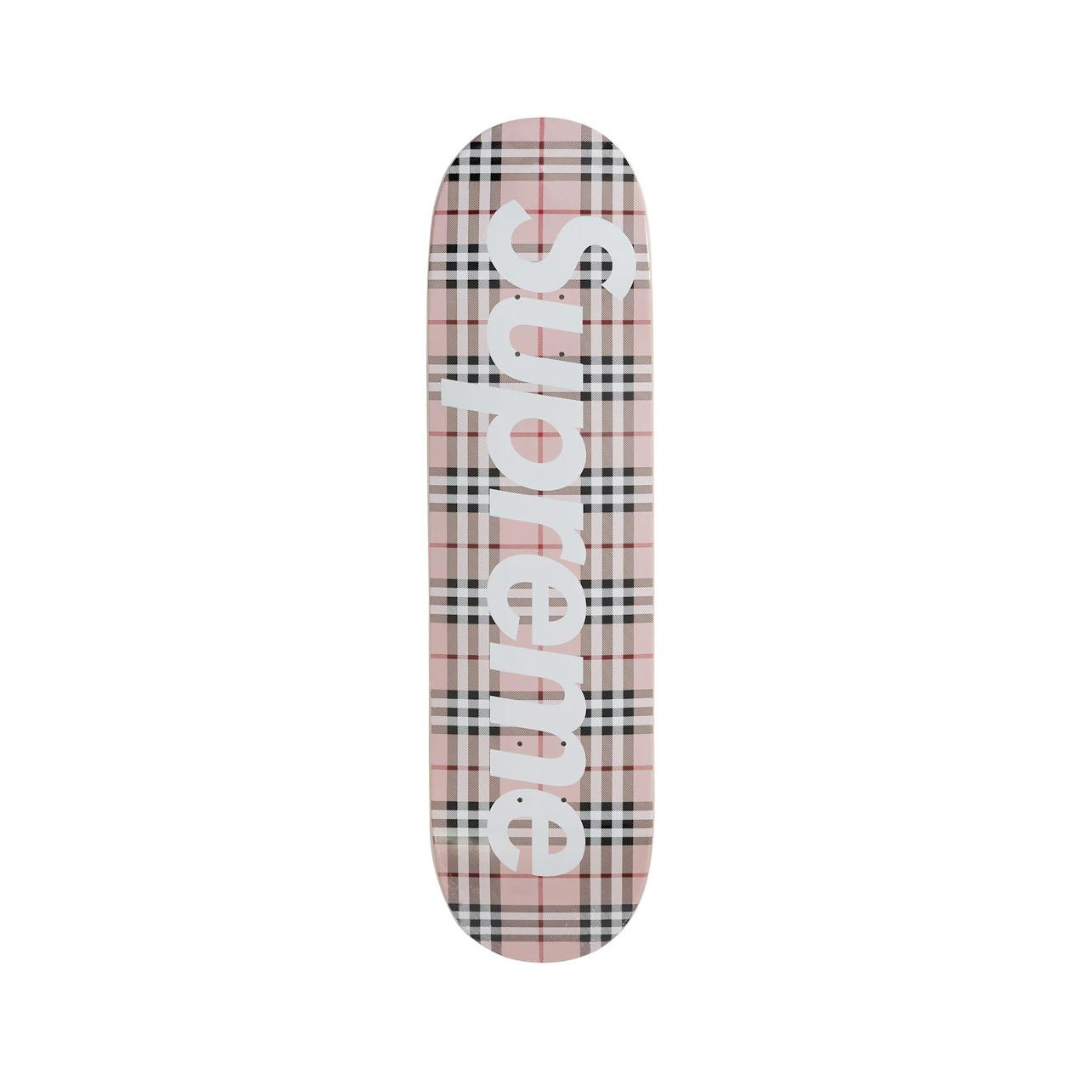 Supreme Burberry Skateboard Deck
