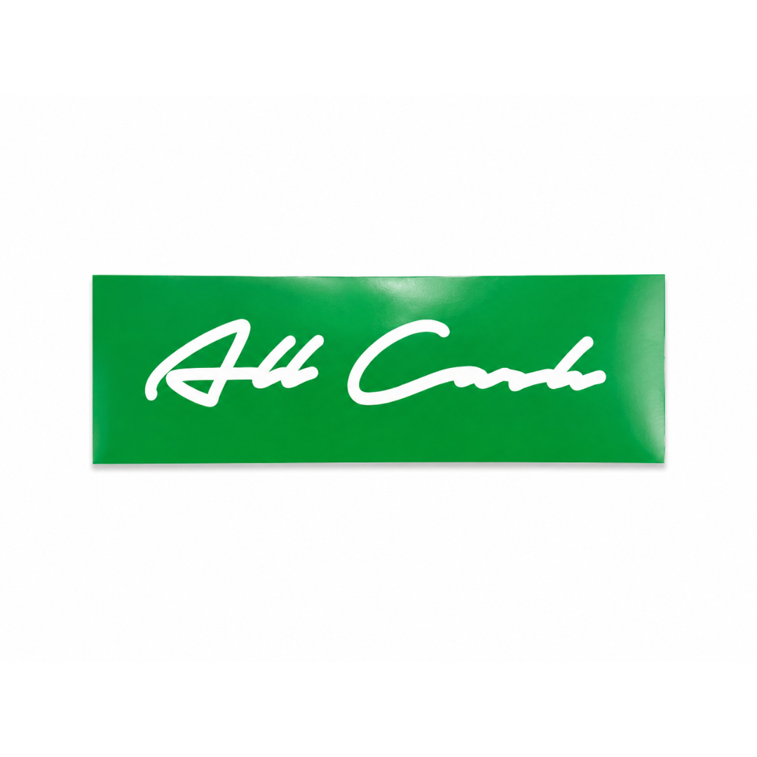 All Cash Box Logo Sticker (Green)