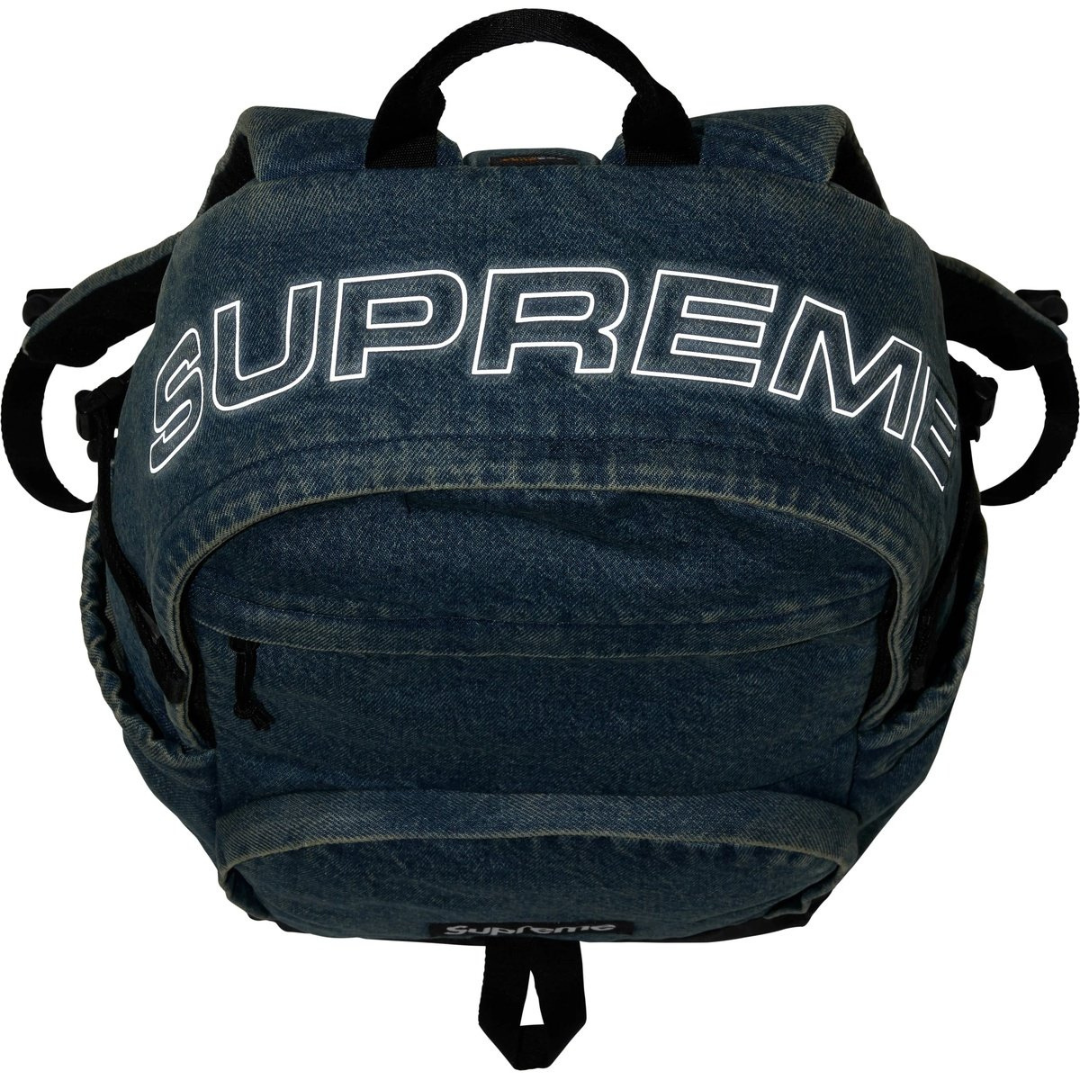 Supreme Denim Backpack (Washed Indigo)