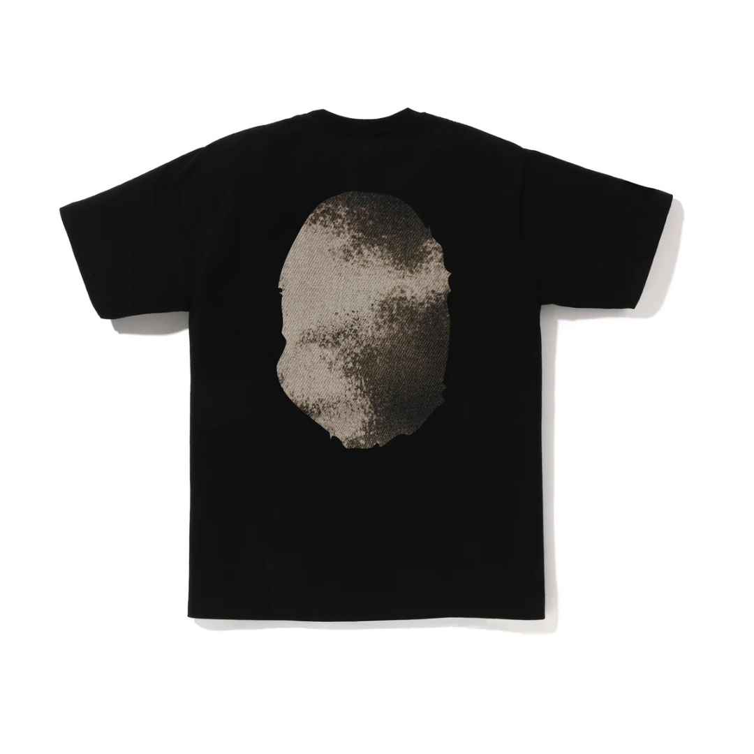 Bape High Tone Bleach Big Ape Head Tee (Black)
