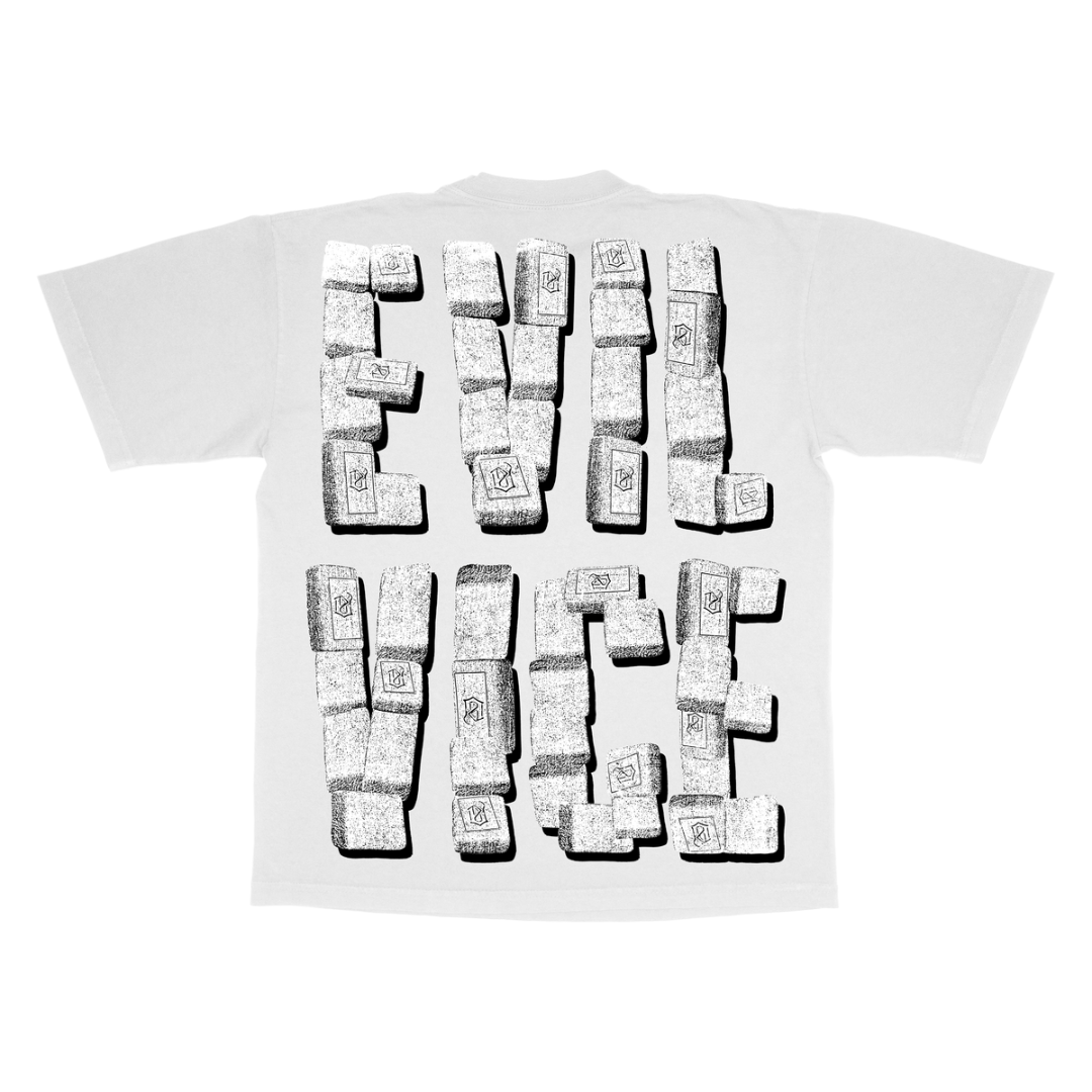 Evil Vice Pablo Tee (White)