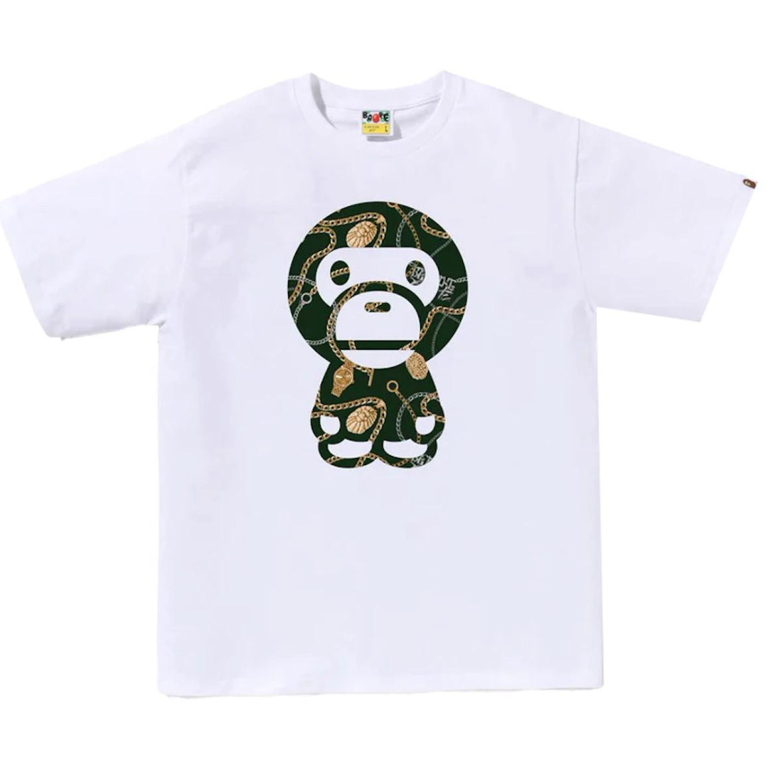 Bape Jewels Big Baby Milo Tee (White)