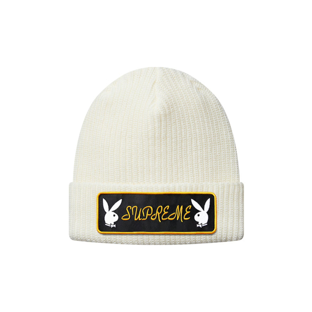 Supreme Playboy Beanie (FW16)(White)