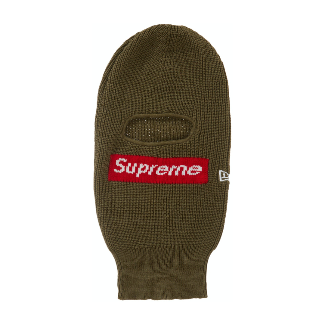 Supreme New Era Box Logo Balaclava (FW22) (Olive)