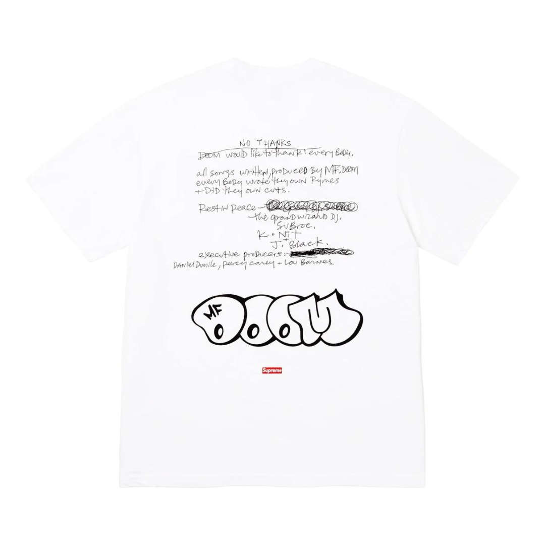 Supreme MF Doom Tee (White)