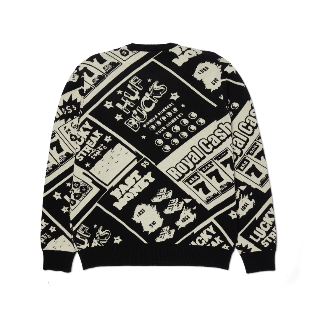 HUF Lucky Crewneck Sweater (Black)