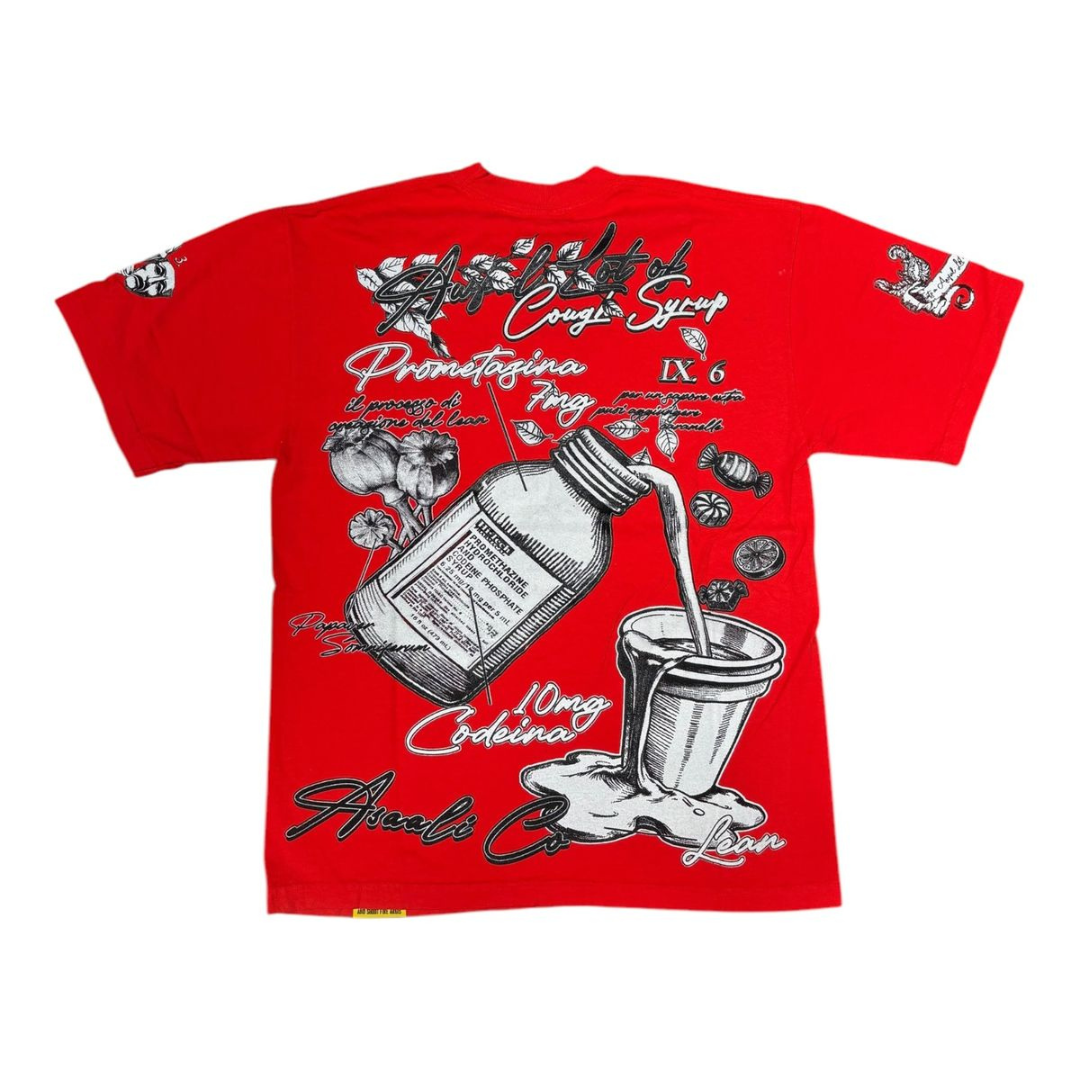 Asaali x Cough Syrup Hi Tech Tee (Red)