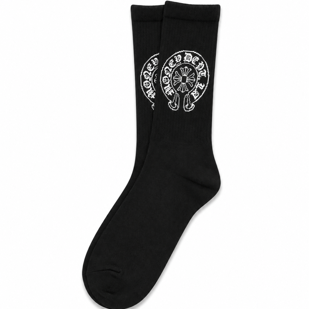 Money Dept Old English Socks (Black)