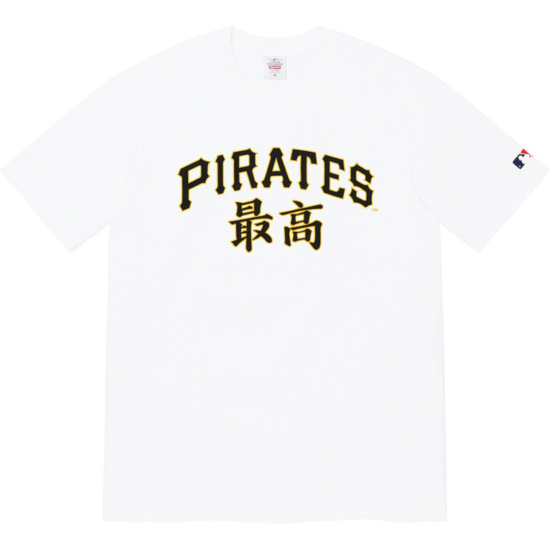 Supreme MLB Kanji Pirates Tee (White)