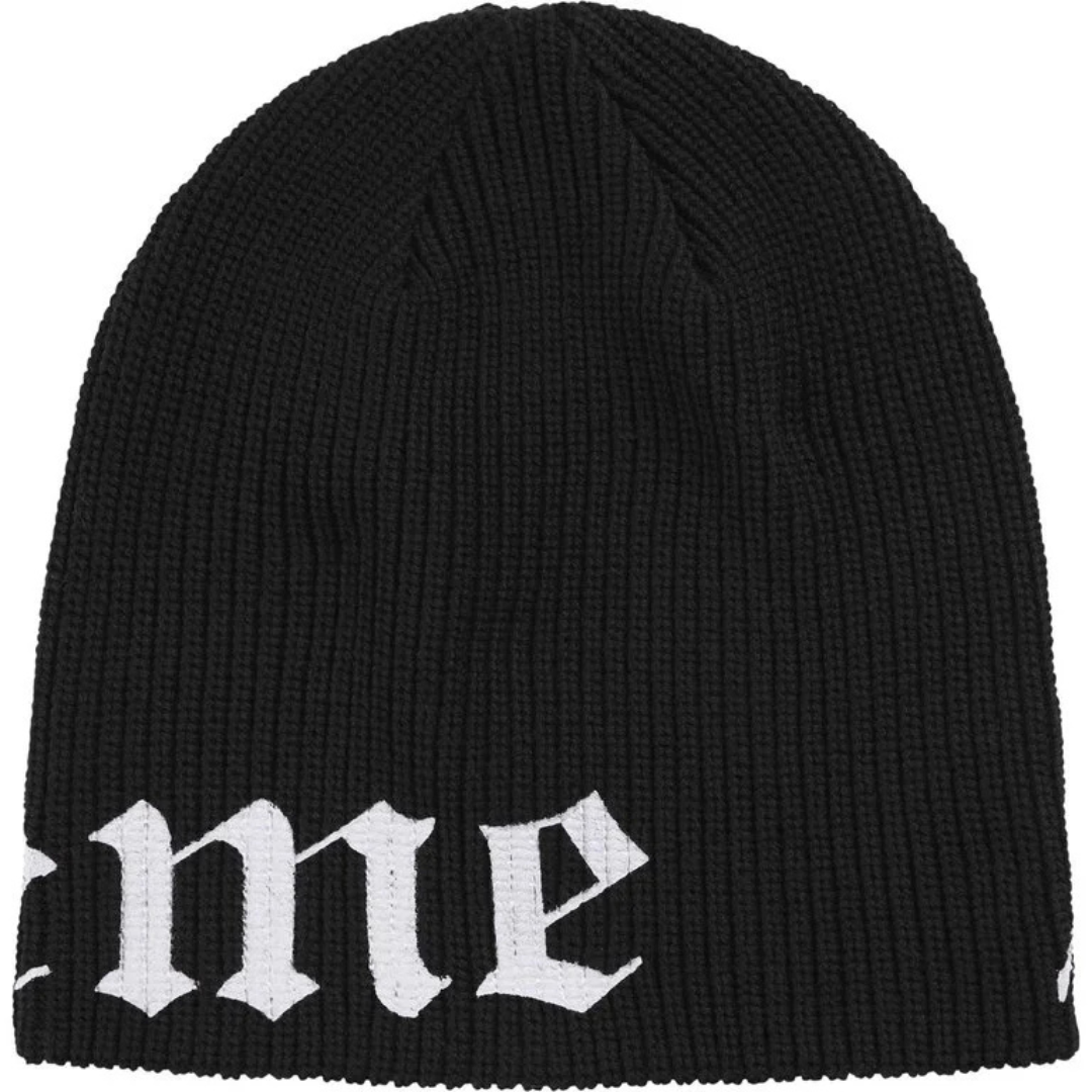 Supreme Old English Printed Beanie (SS26)(Black)