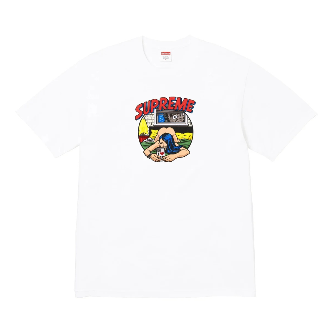 Supreme Bedroom Tee (White)