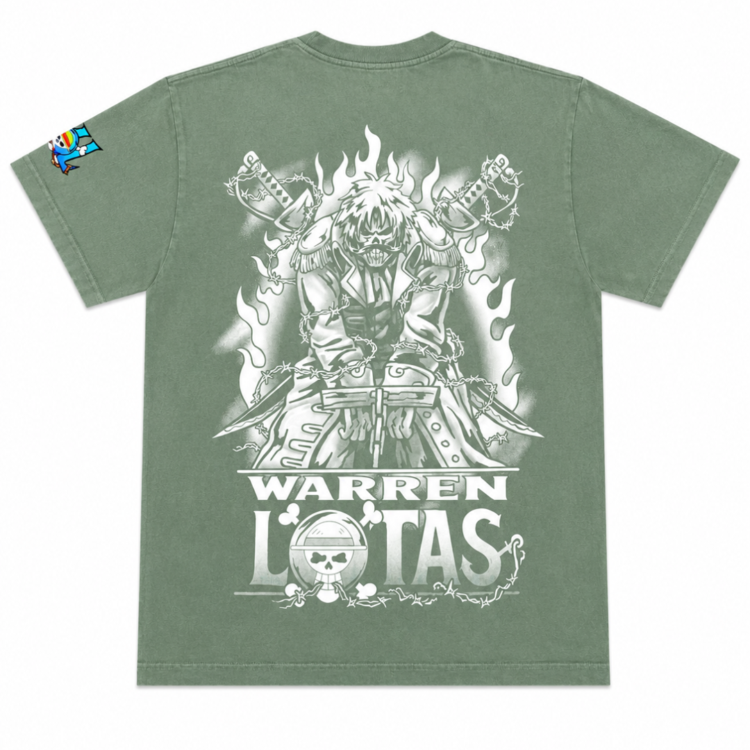 Warren Lotas Sword Guy Tee (Faded Green)