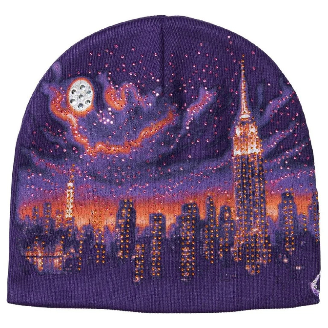 Supreme Cityscape Beanie (Purple)