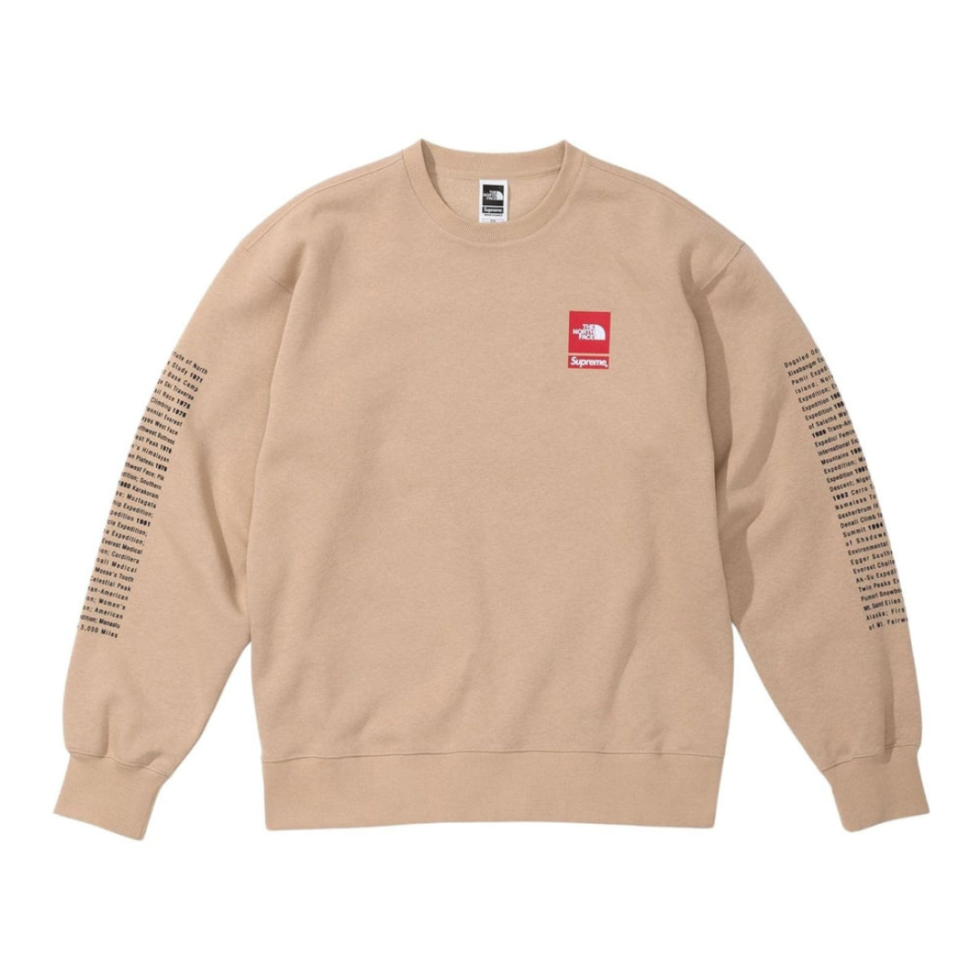 Supreme The North Face Crewneck (SS24)(Khaki)