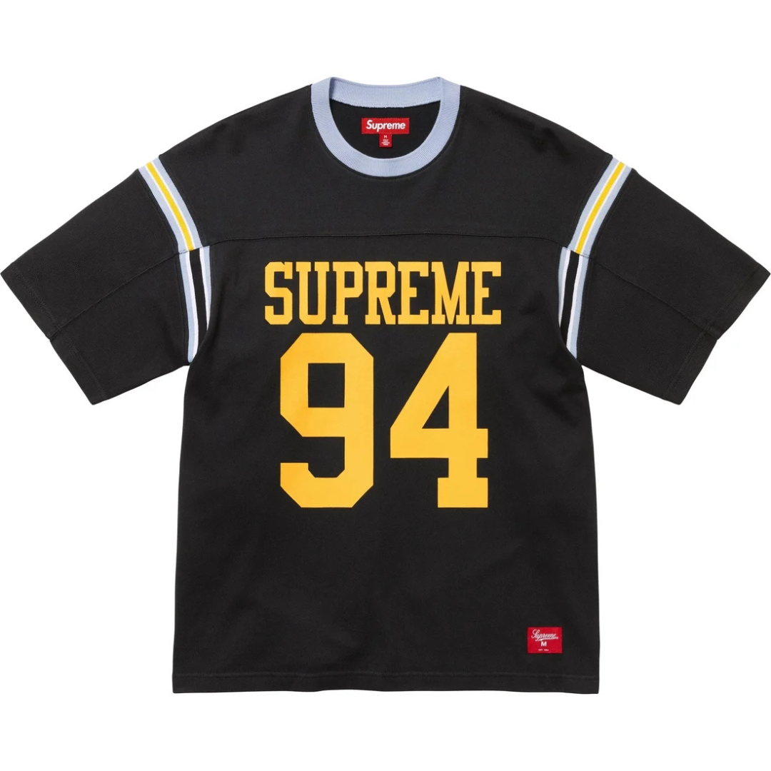 Supreme Split S/S Football Top (Black)