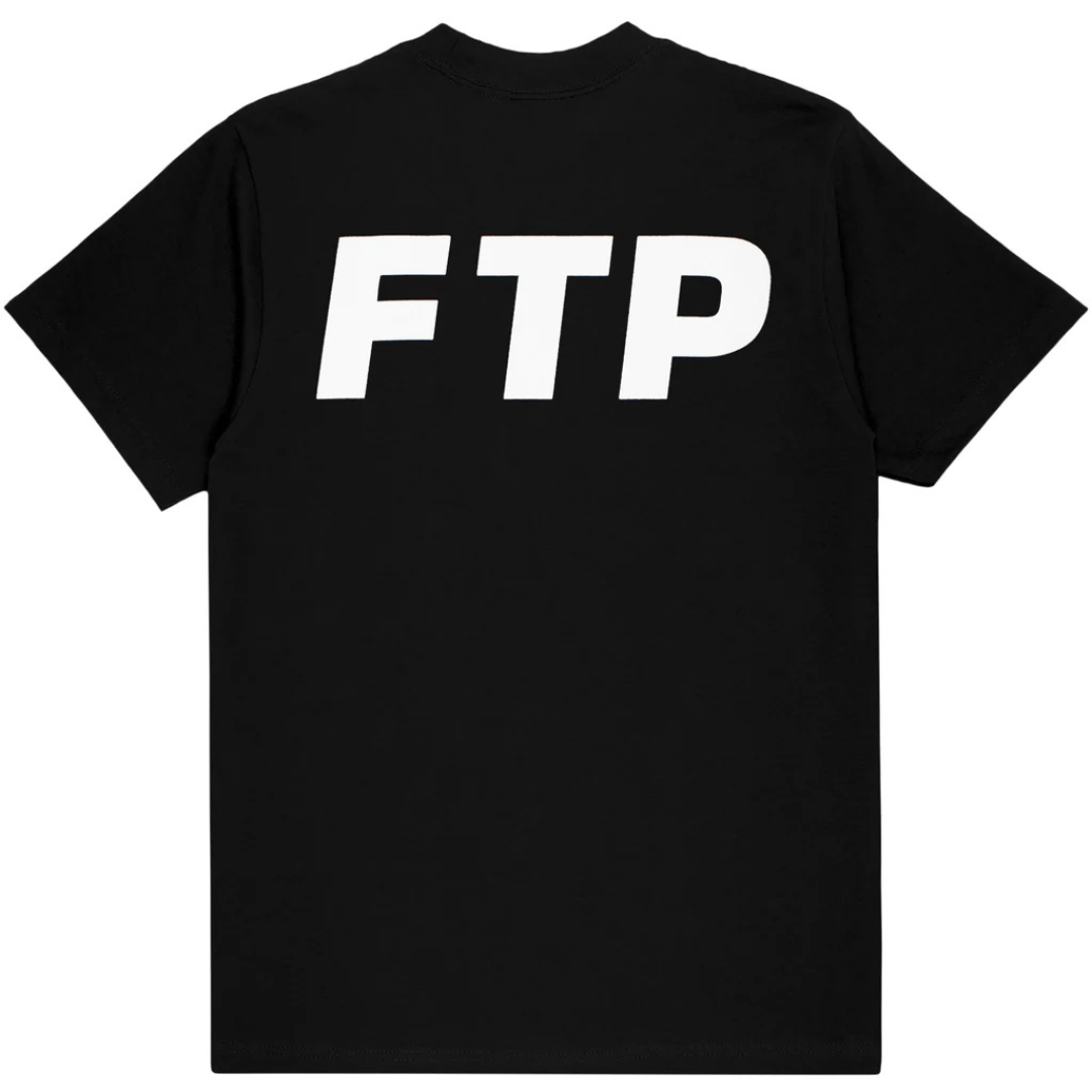 FTP Flocked Logo Tee (Black)