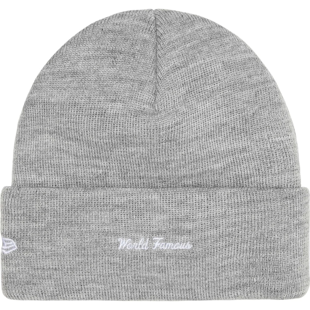 Supreme New Era Box Logo Beanie (FW25)(Grey)