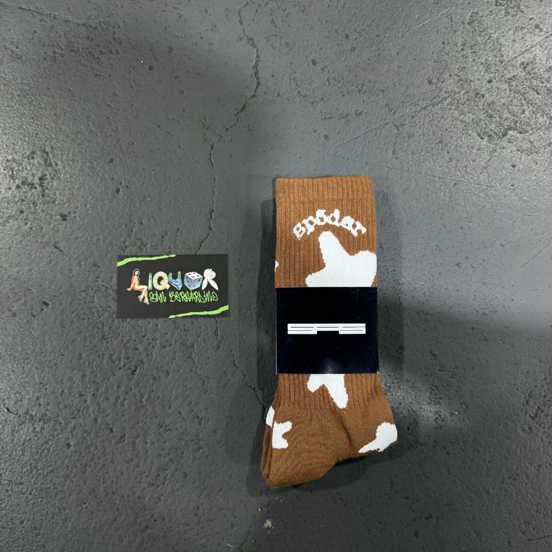 Sp5der Beluga Socks (Brown)