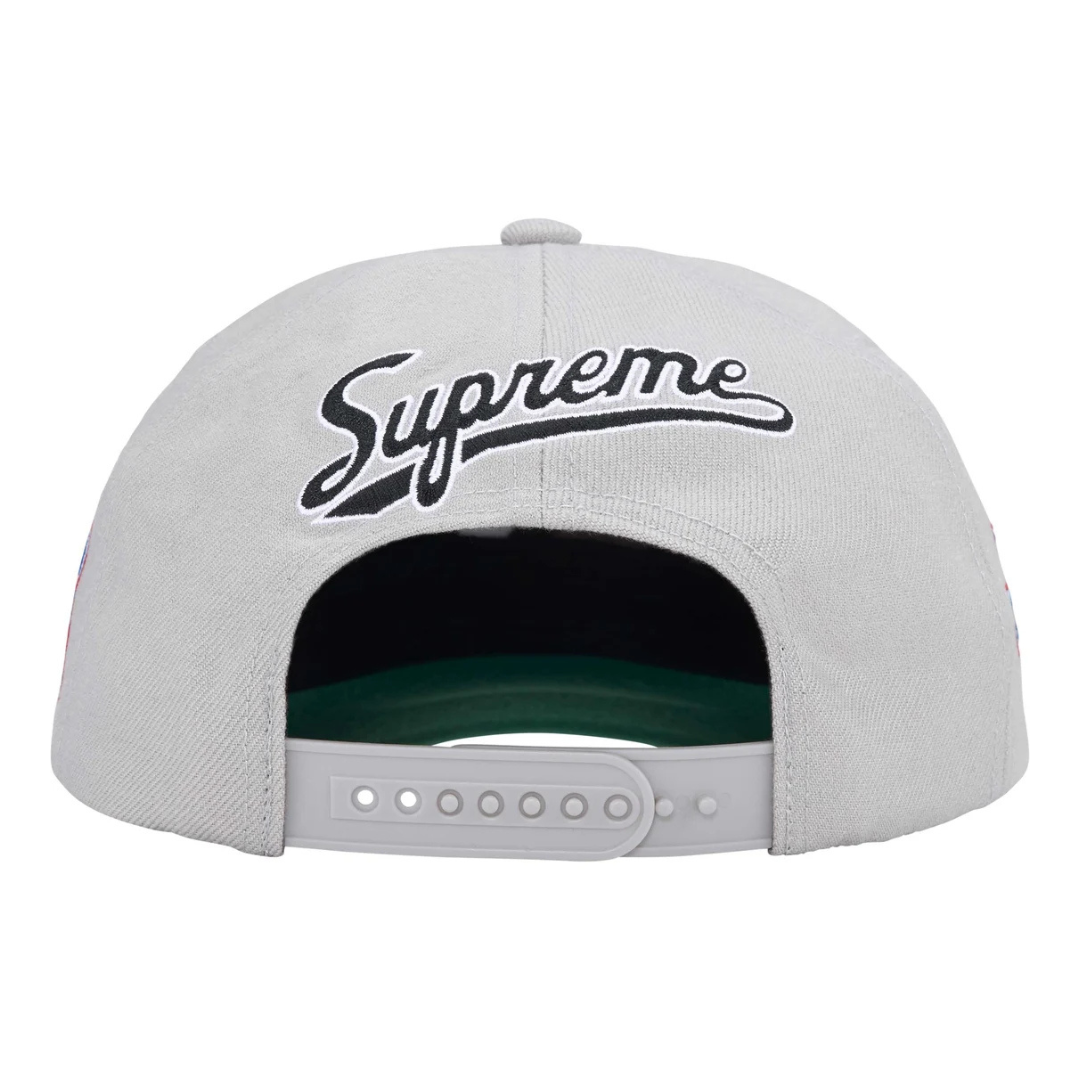 Supreme World Famous S Logo 6-Panel (Grey)