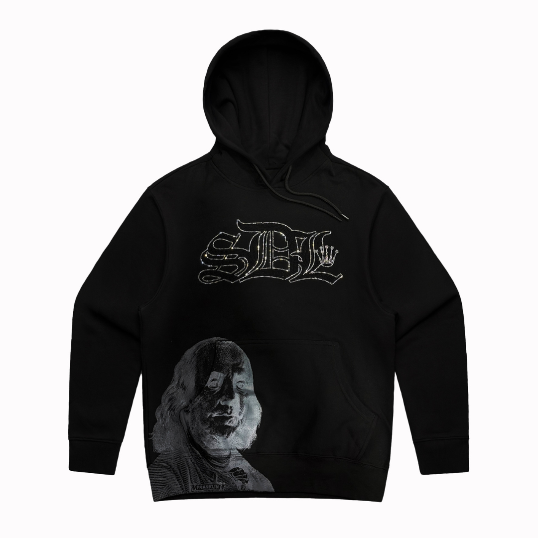 SDL Rhinestone Hoodie (Black)