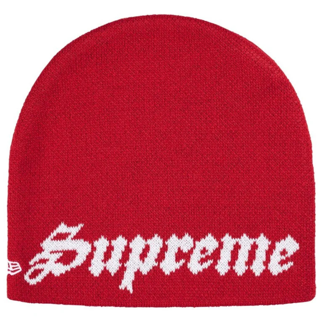 Supreme New Era Ghostface Beanie (Red)