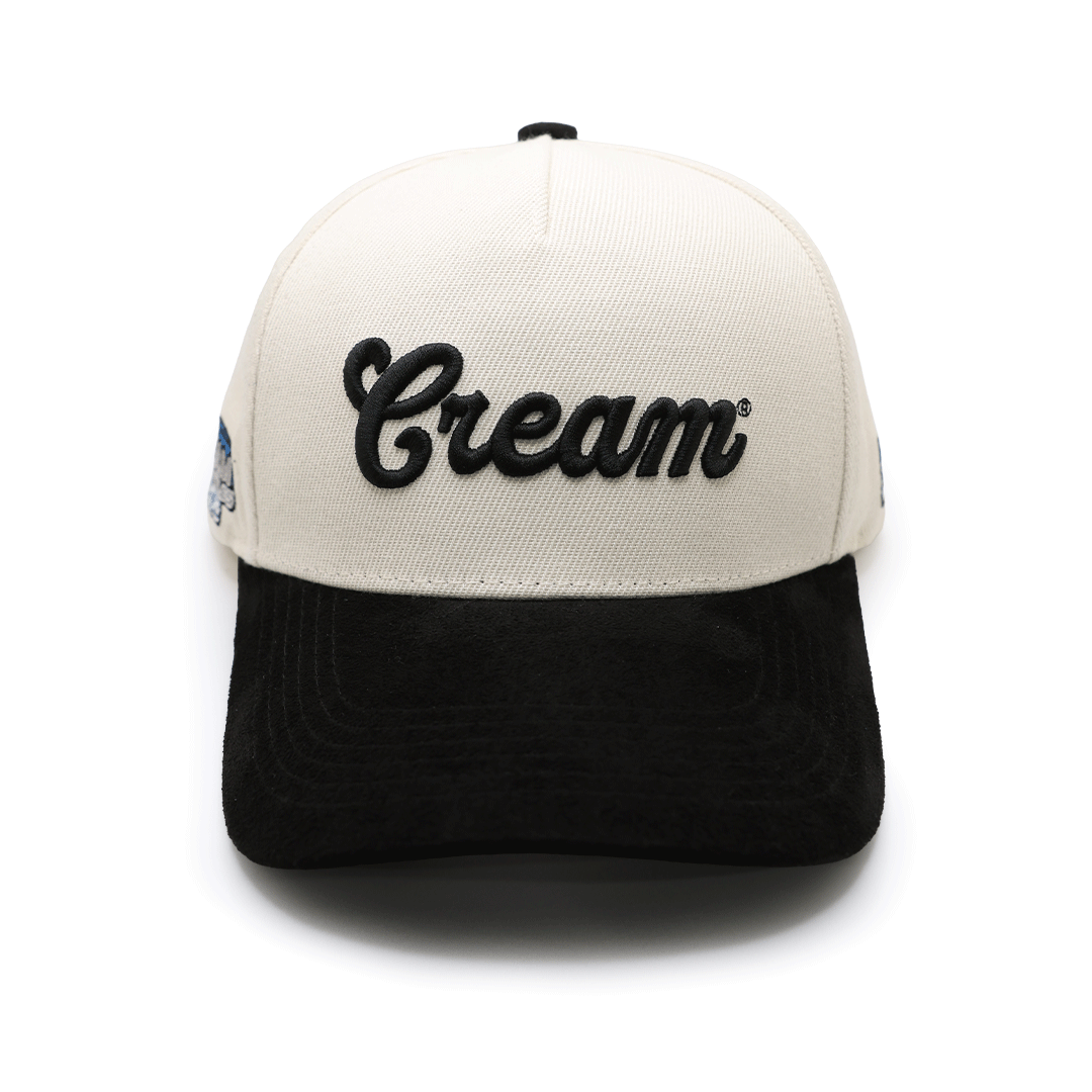 Cream World Series Snapback (Bone/Black)
