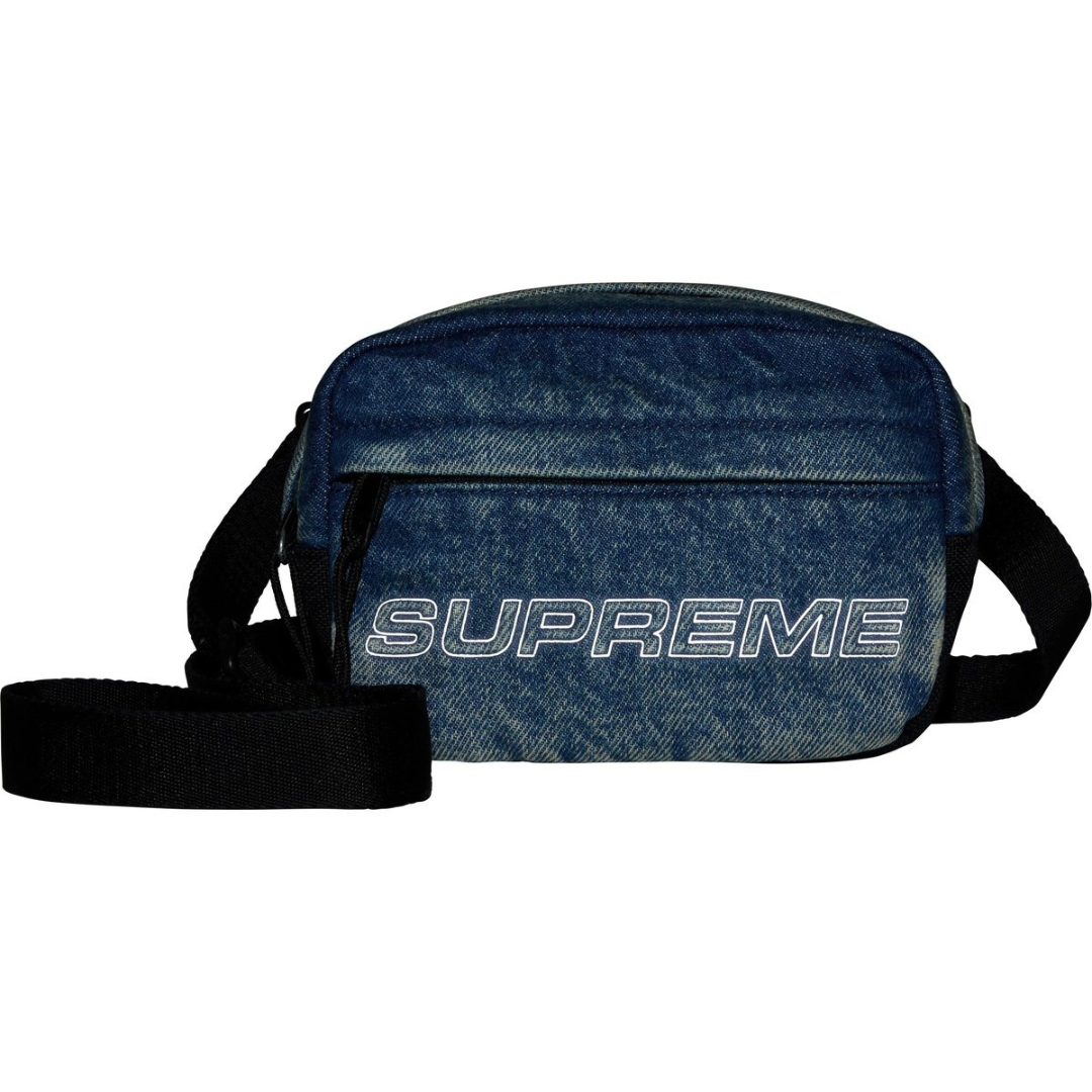 Supreme Denim Mini Shoulder Bag (Washed Indigo)