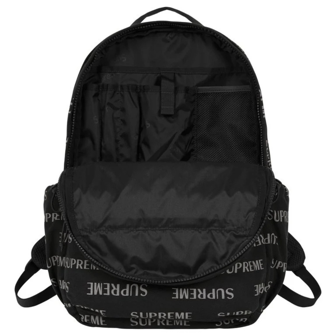 Supreme Logo Backpack (FW26)(Black)