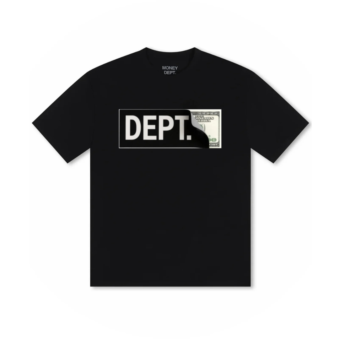 Money Dept Sticker Tee (Black)