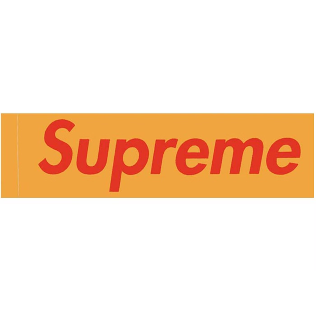 Supreme West Hollywood Store Opening Box Logo Sticker (Yellow/Red)