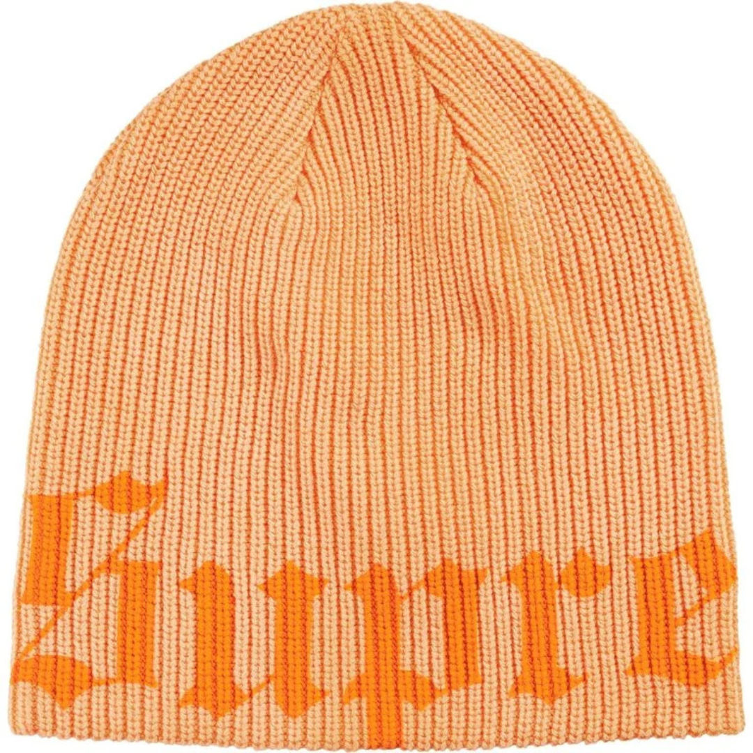 Supreme Old English Printed Beanie (SS26)(Orange) – Cream SB