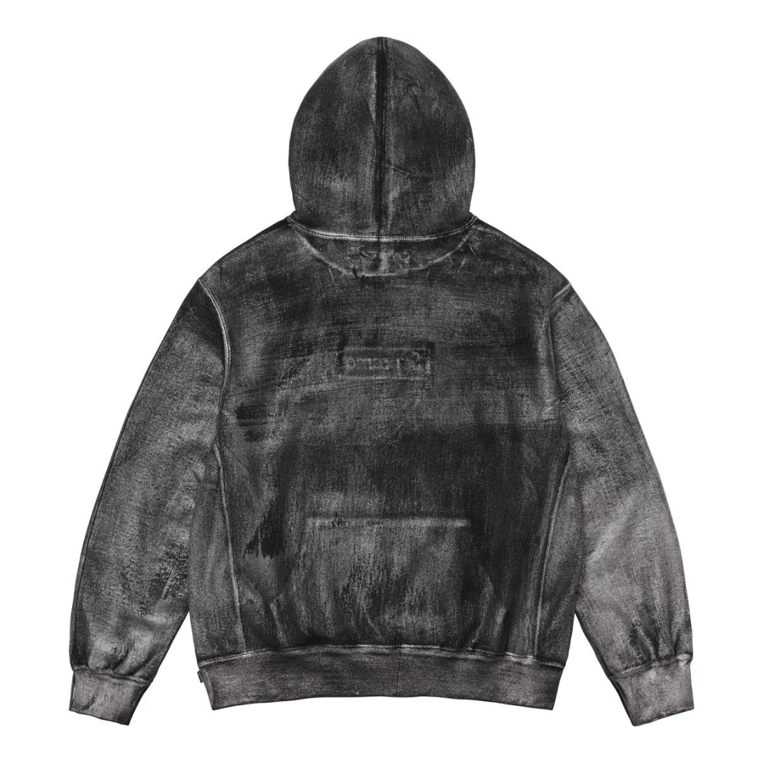 Supreme MM6 Maison Margiela Foil Box Logo Hoodie (Black)