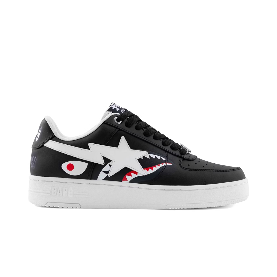 A Bathing Ape Bape Sta Low #2 Shark Black