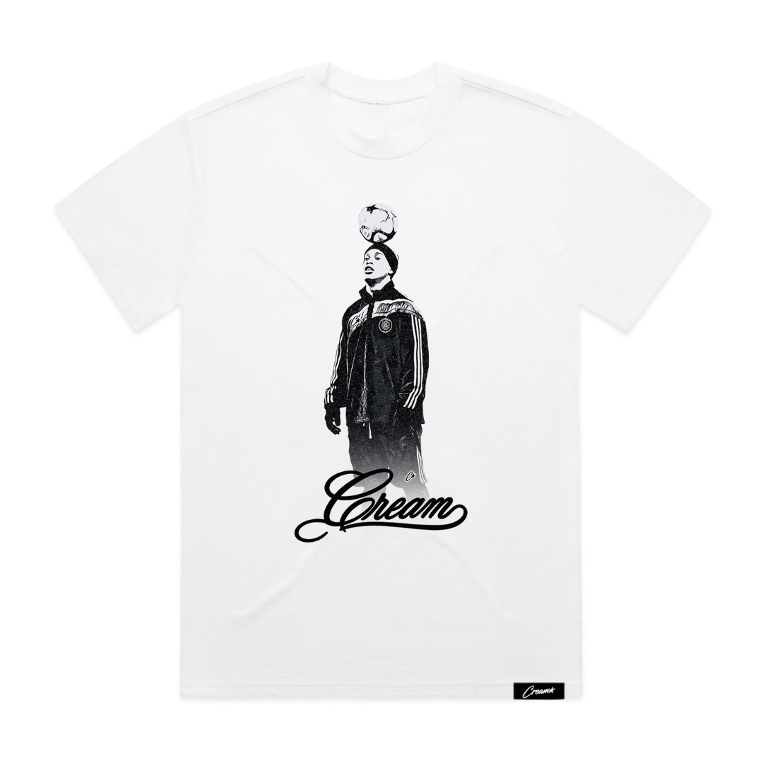 Cream Ronaldinho Tee (White)