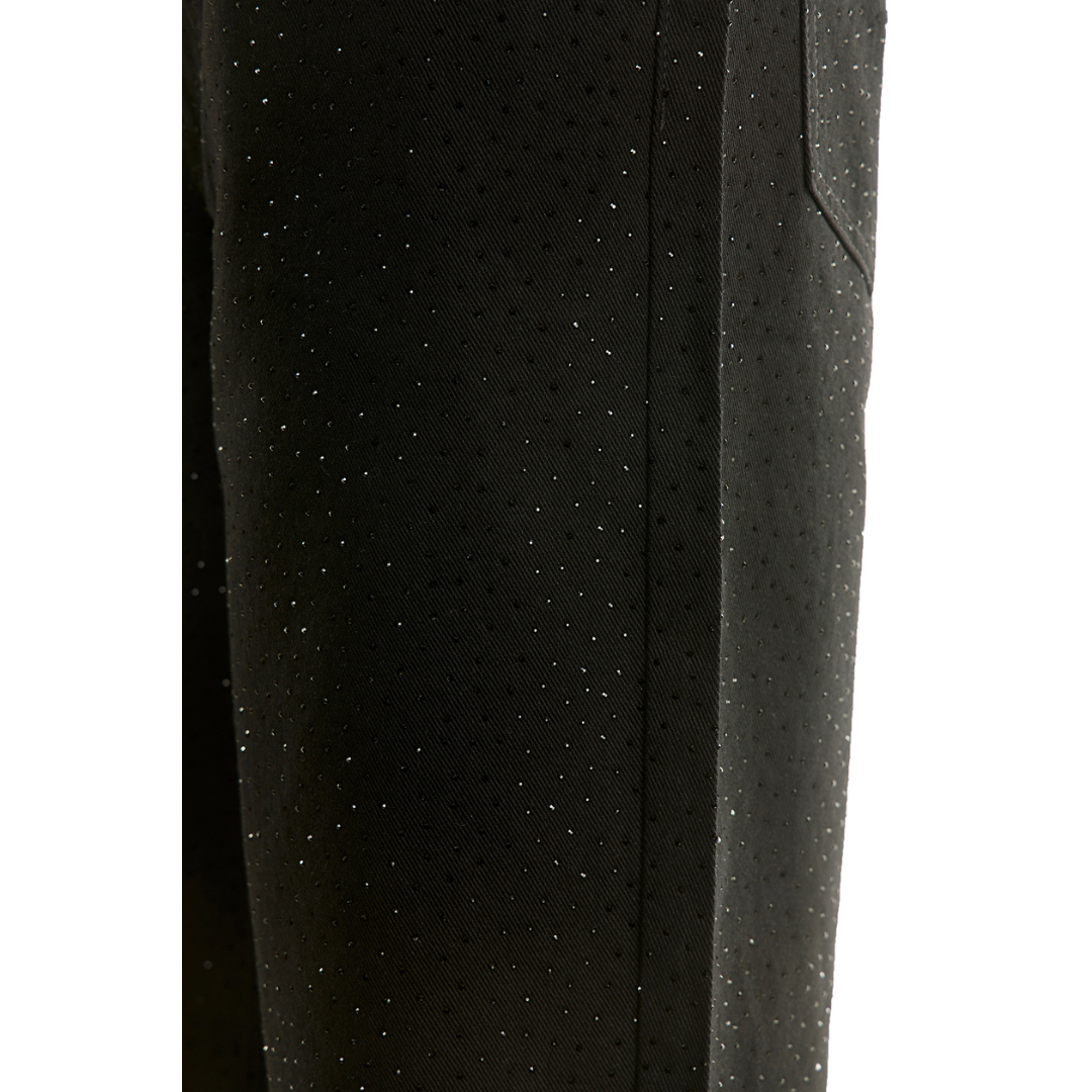 KDNK Rhinestone Shorts (Black)