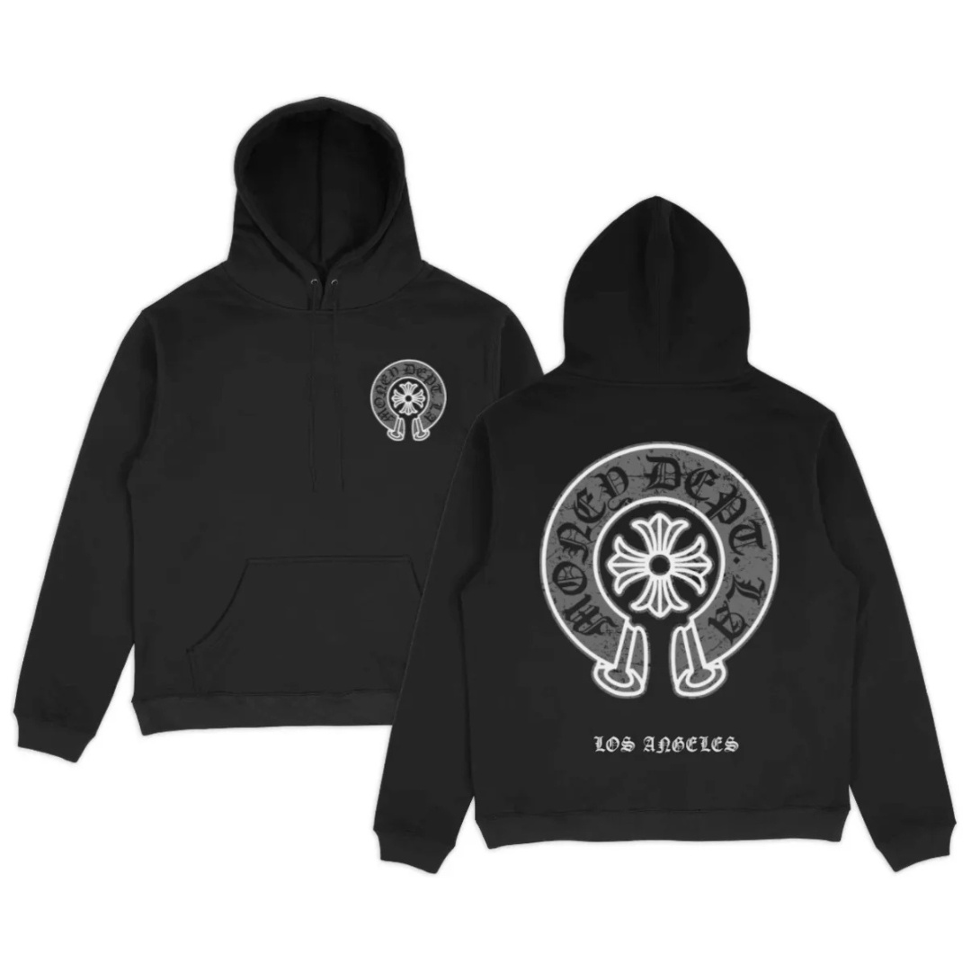 Money Dept Old English Hoodie (Black/Grey)