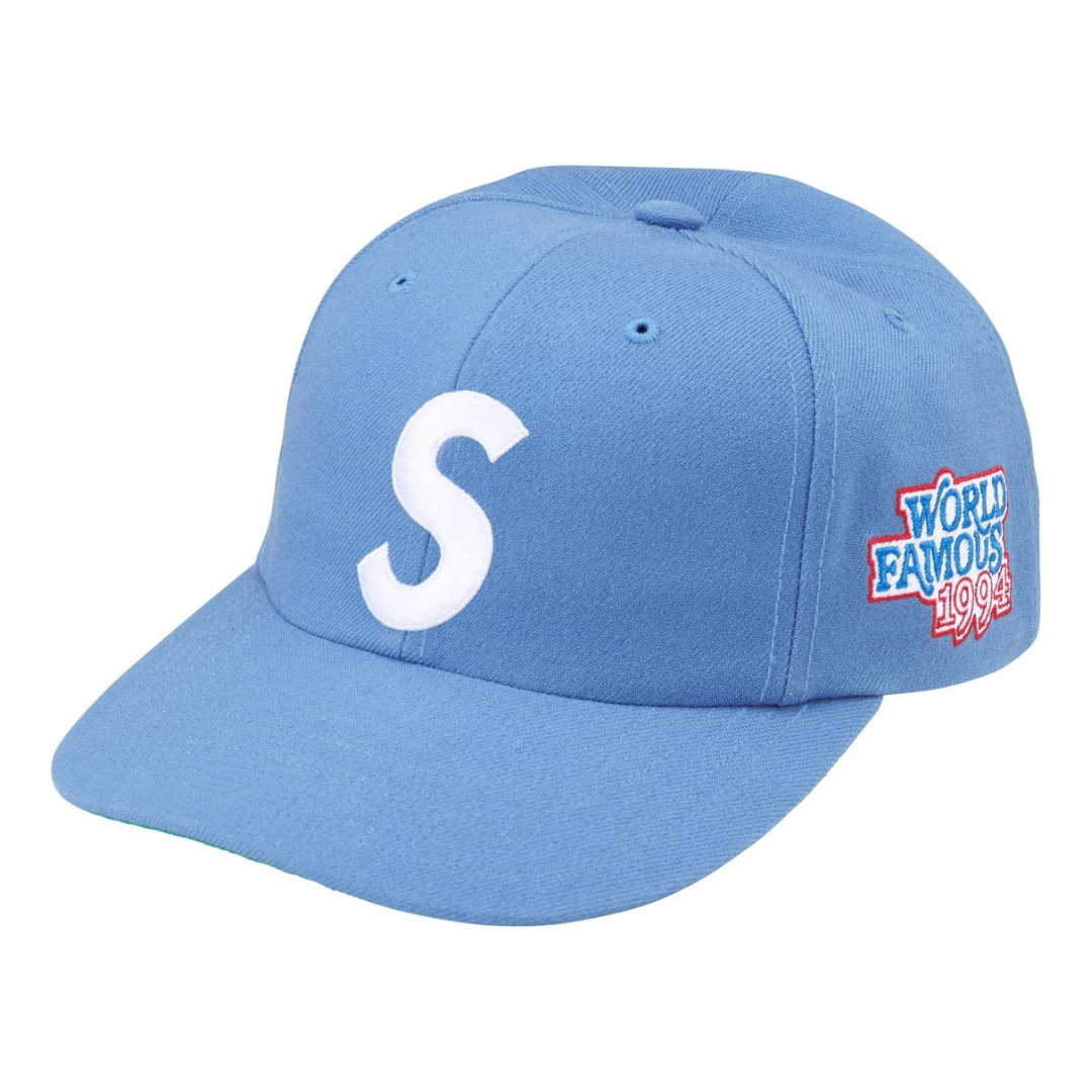 Supreme World Famous S Logo 6-Panel (Light Blue)