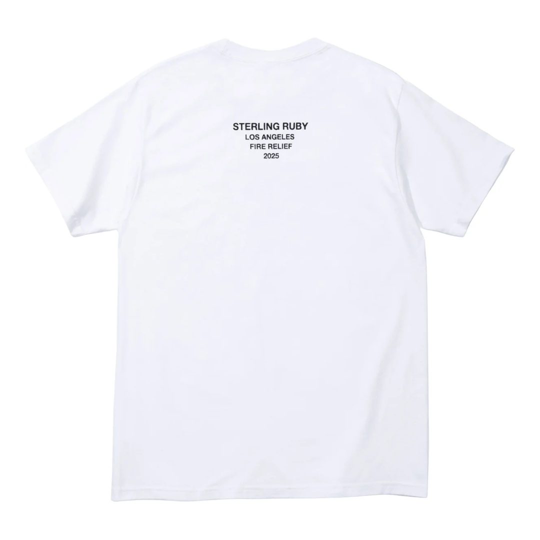 Supreme Los Angeles Box Logo Relief Tee (White)