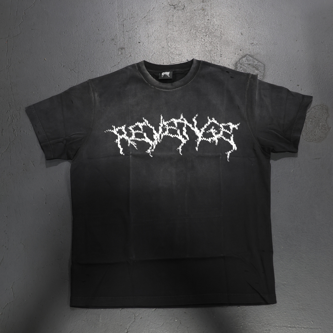 Revenge Kosuke Kawamura Flower Anarchy Treated Tee (Black)