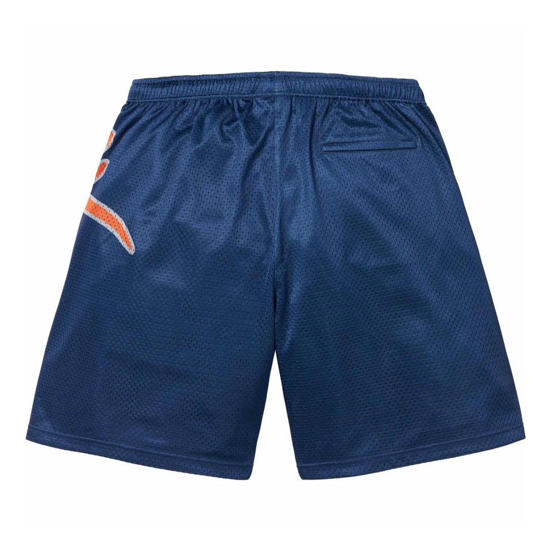 Supreme Big Script Mesh Short (Blue)