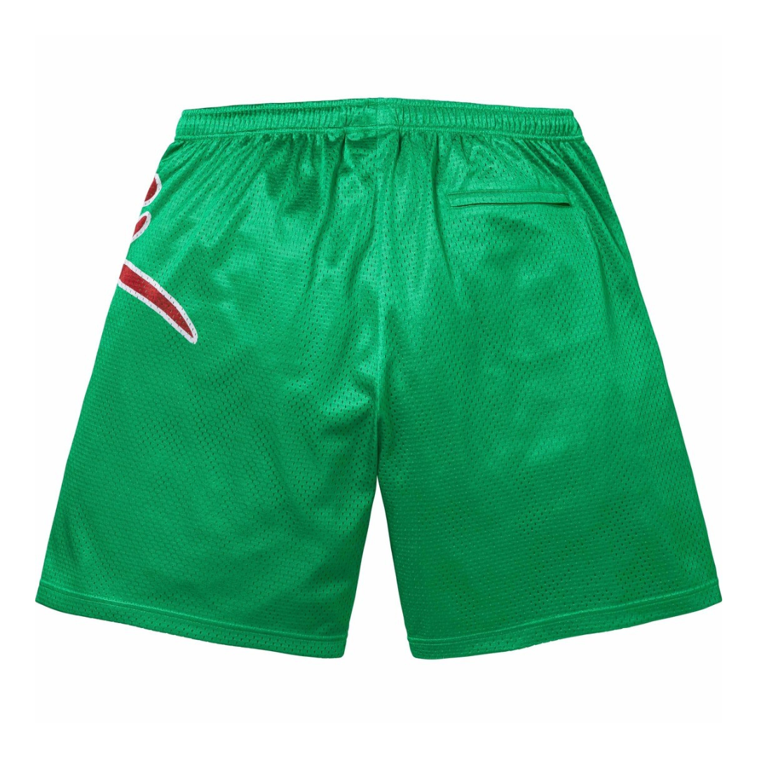 Supreme Big Script Mesh Short (Green)