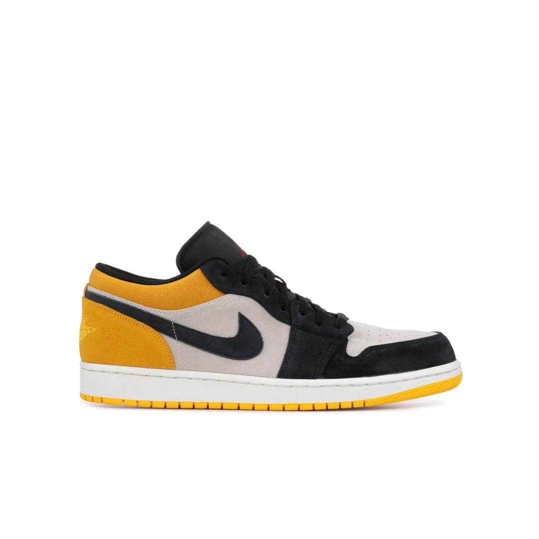 Air Jordan 1 Low Sail University Gold Black