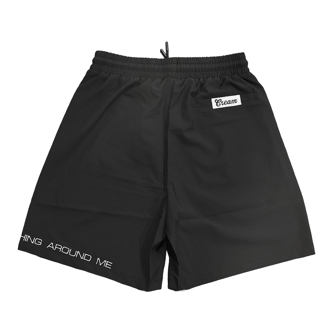 Cream Arc Training Shorts (Black)