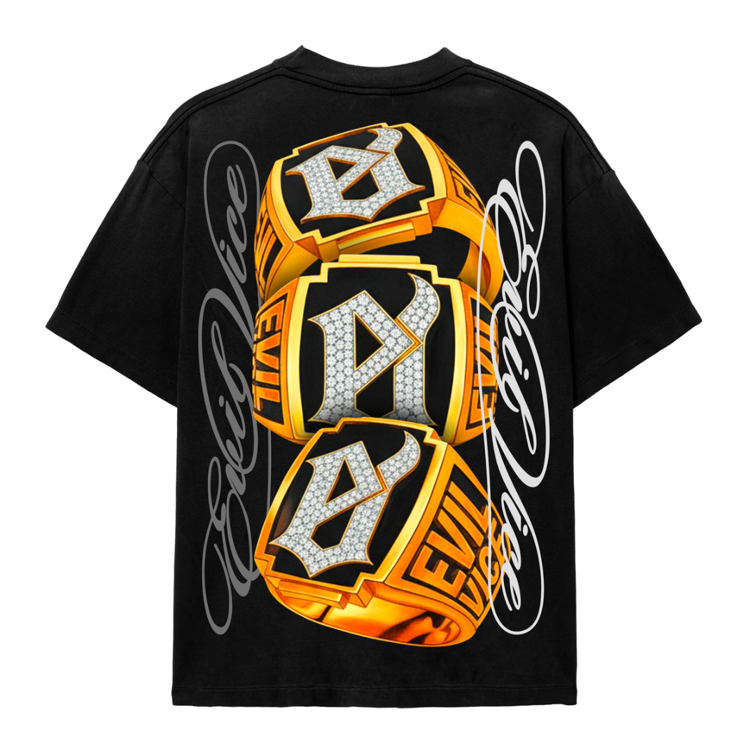 Evil Vice Rings Tee (Black)