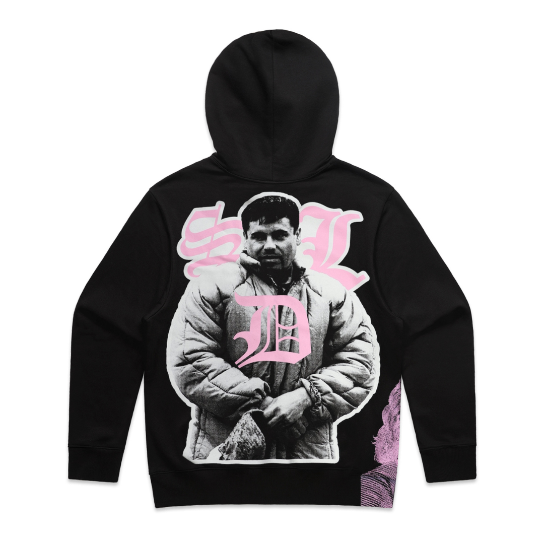 SDL Benji Hoodie (Black/Pink)